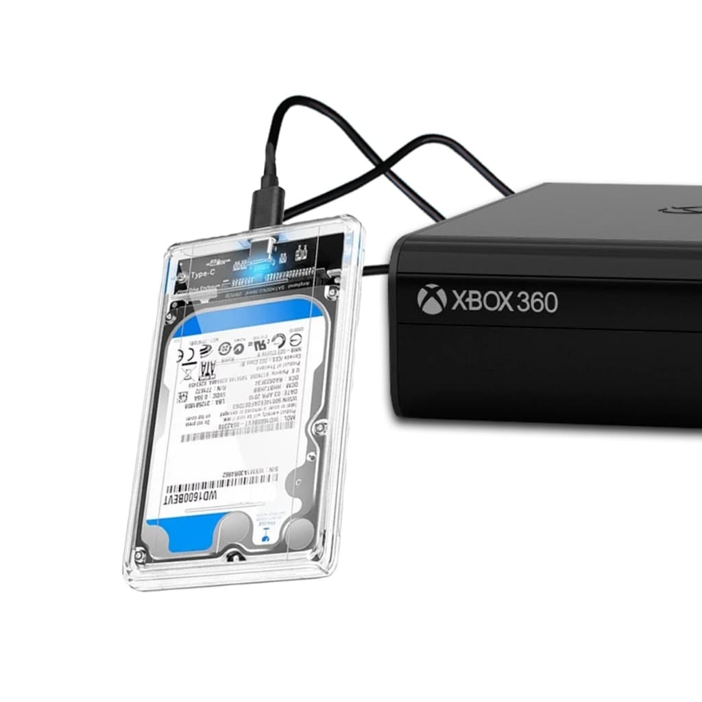 HD Externo 500 GB Slim USB 3.0 SATA 2.5” Transparente – Compatível com PC, Notebook e PS4