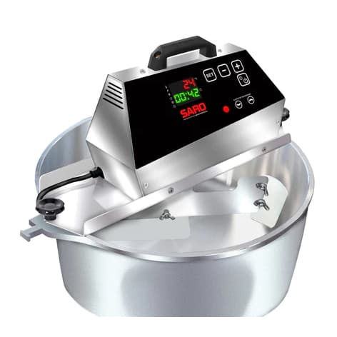 Misturador eletrico Digital 21 litros Bivolt (panela automatica) com suporet para virar