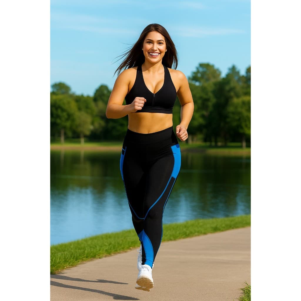 Legging Feminina com Tecido Advance, Alta Performance - Cós Alto, Respirável, Academia -Proteção UV