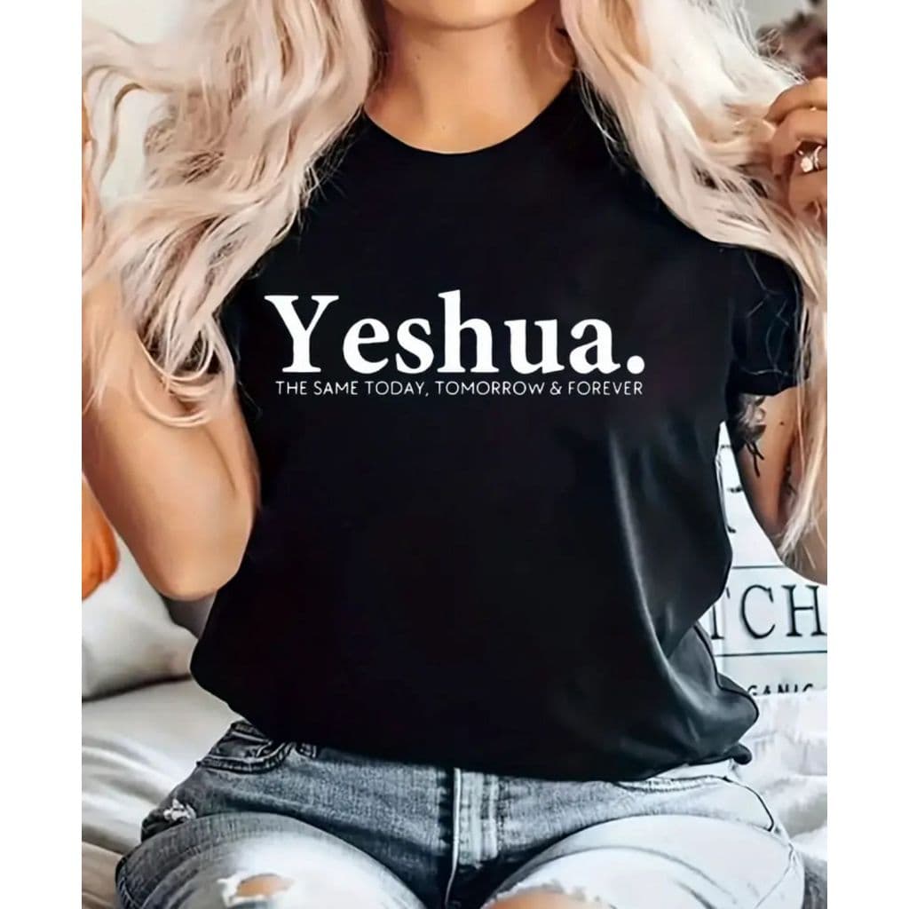 Camiseta Feminina Casual Yeshua Jesus 100% Algodão