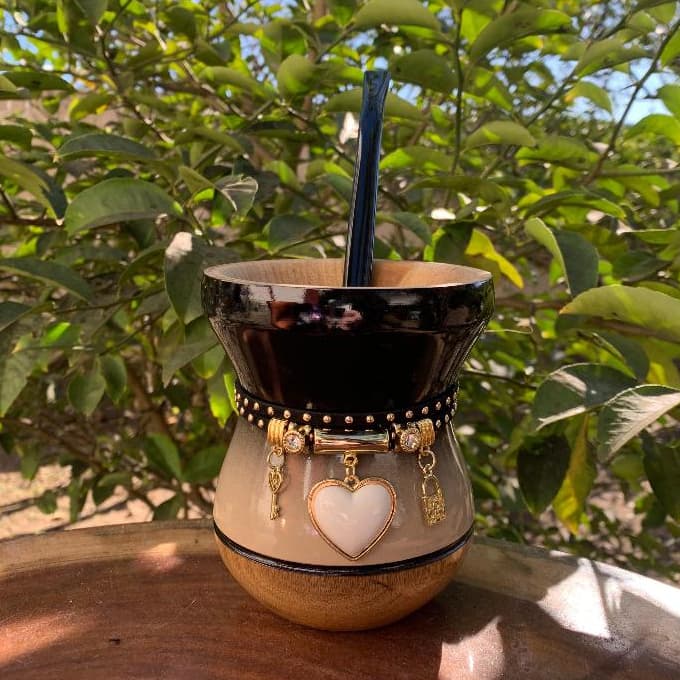 Kit Chimarrão Completo Premium 3: Cuia + Bomba + Pulseira