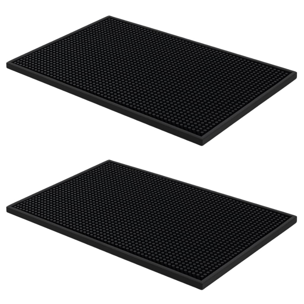 2 Escorredor Tapete de Copos em Silicone para Cozinha e Bar 44,5x30cm SU201301