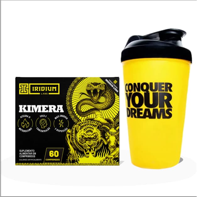 Termo Kimera 60 Caps e Coqueteleira 600ml Iridium Labs