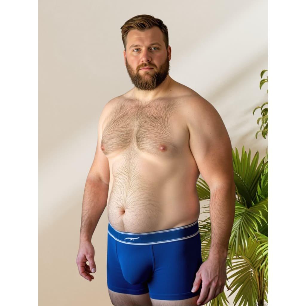 Cueca Lisa Plus Size Box Microfibra De Tecido Macio Sem Costuras Original Zee Rucci