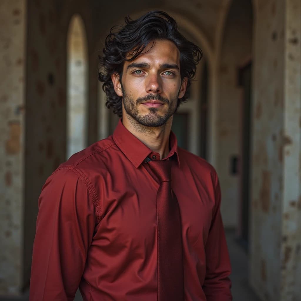 Gravata masculina Vermelha Fosca (Tecido Oxford) - Kit de 10 a 14 unidades (A pronta entrega)