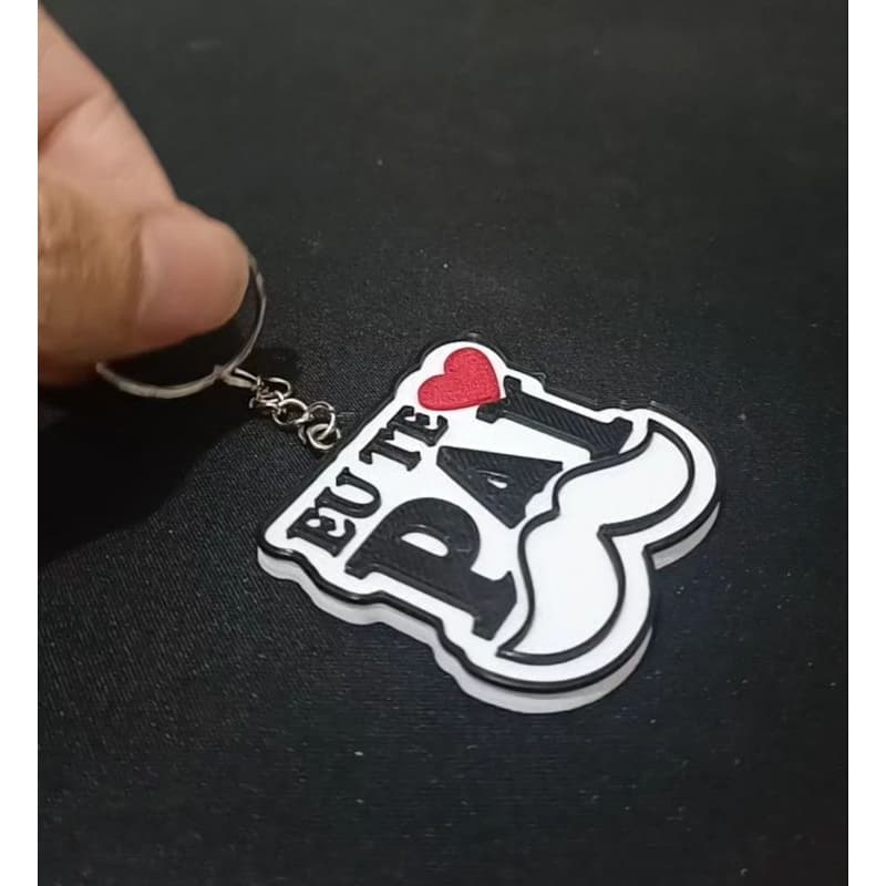 Chaveiro Eu Te Amo Pai - Presente Criativo Dia dos Pais