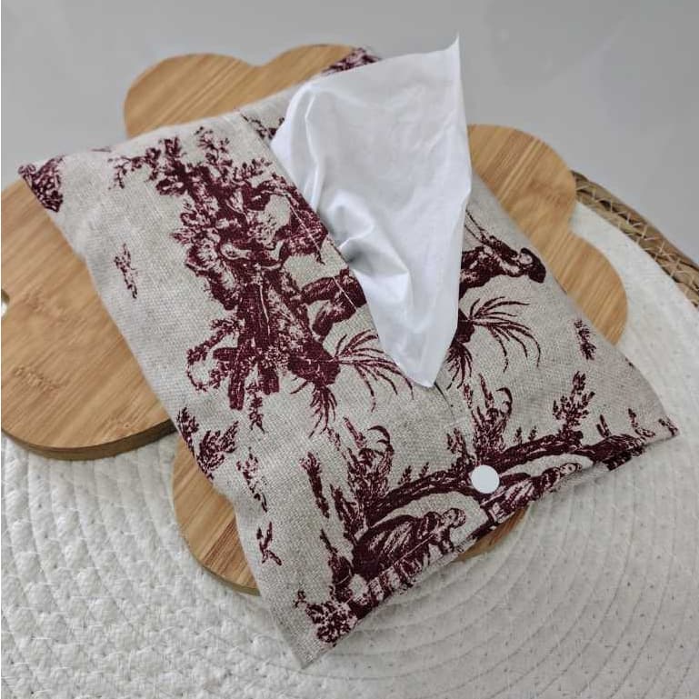 Capa de caixa de lenços para sala de estar, restaurante, quarto, escritório, suporte lenço - 1 peça