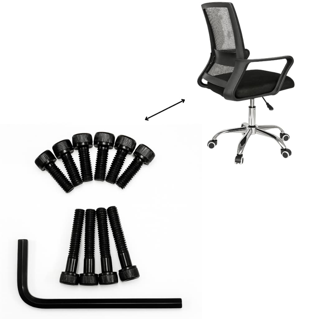 Kit Parafusos Allen para Cadeira Escritorio Dali 860