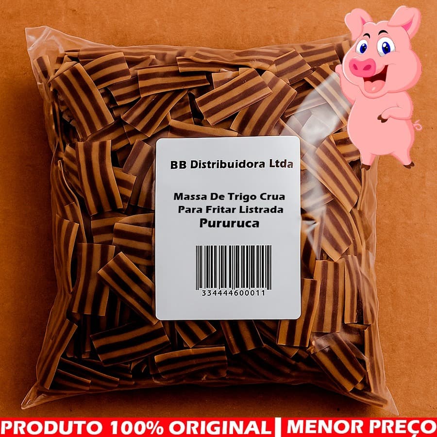 Pururuca  Listrada Para Fritar, 3kgs, Pallets De Trigo Aperitivo Saboroso Crocante Crua Envio Imediato...
