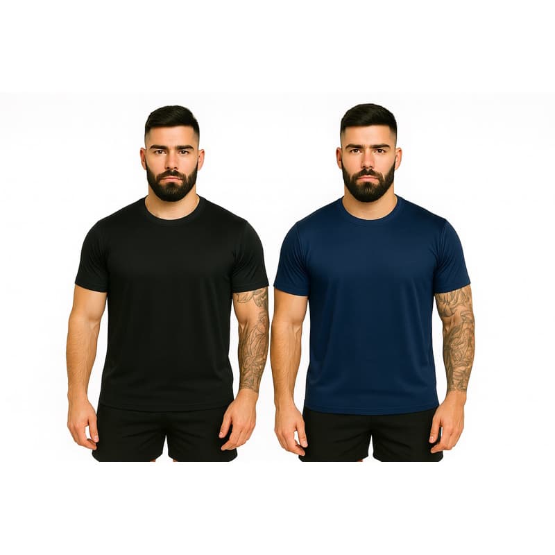kit 2 camisetas masculina Dry fit proteção UV academia e esportes treino envio imediato