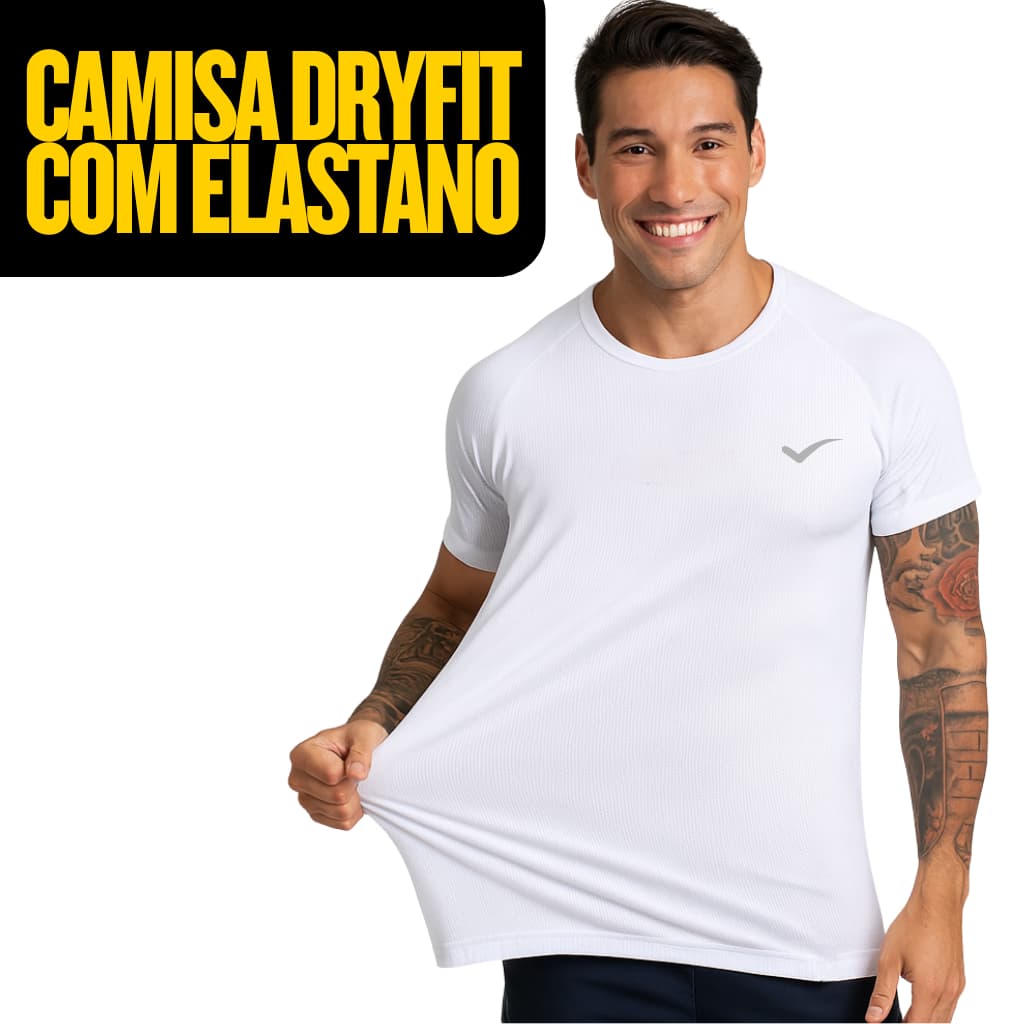 Camisa Camiseta Dry Fit Masculino Academia Esportes Cross Esportivas