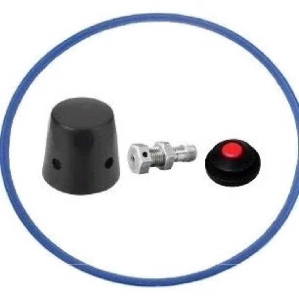 Kit De Reparo Universal P/ Panelas De Pressão(1 Peso+1 Selo de segurança+1 Borracha+1 Pino central)