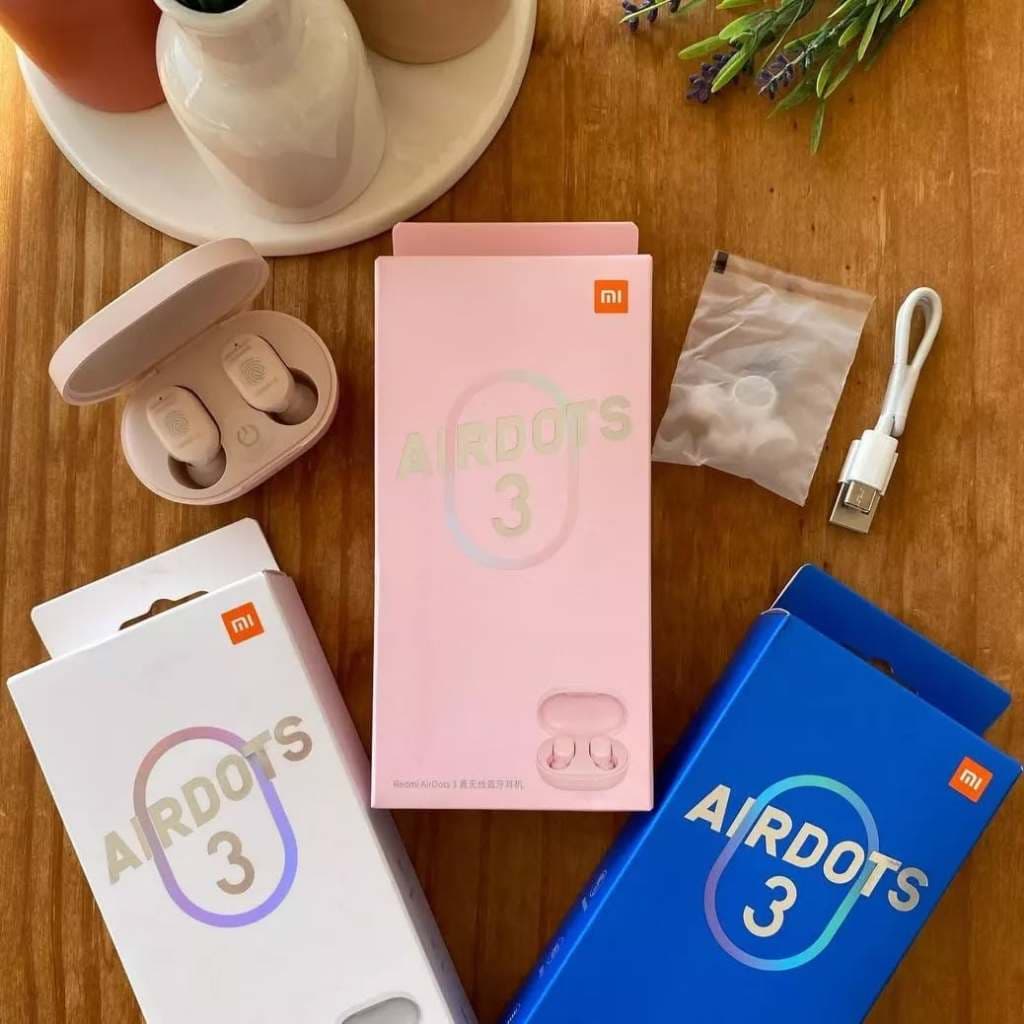 Fone Bluetooth Xiaomi Airdots Pro 3 Original sem fio 5.2 | Grave Potente | TWS Estéreo