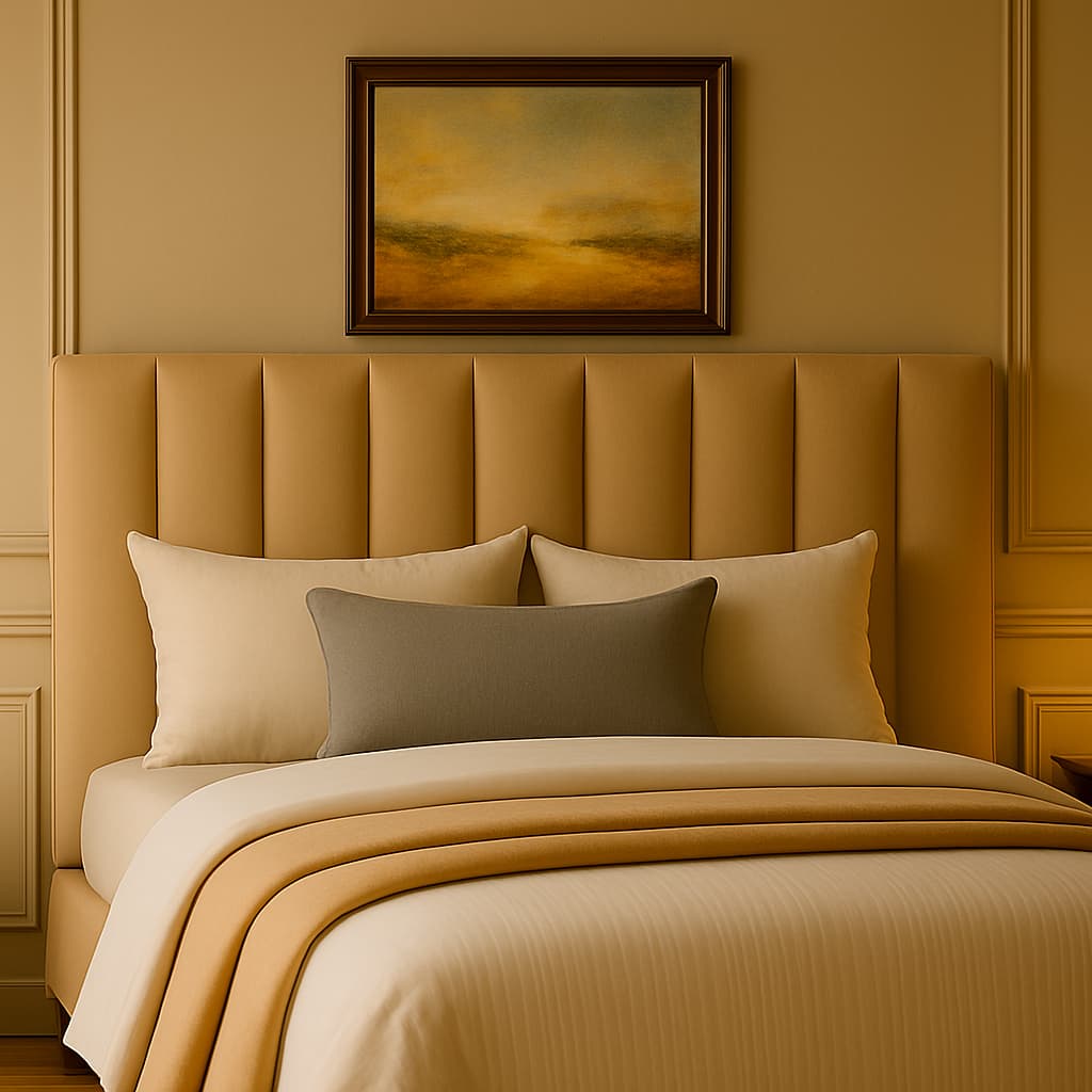 Kit 4 ate 10 Placas Cabeceira de Cama Casal 45x20 Estofadas Modular em Suede Premium