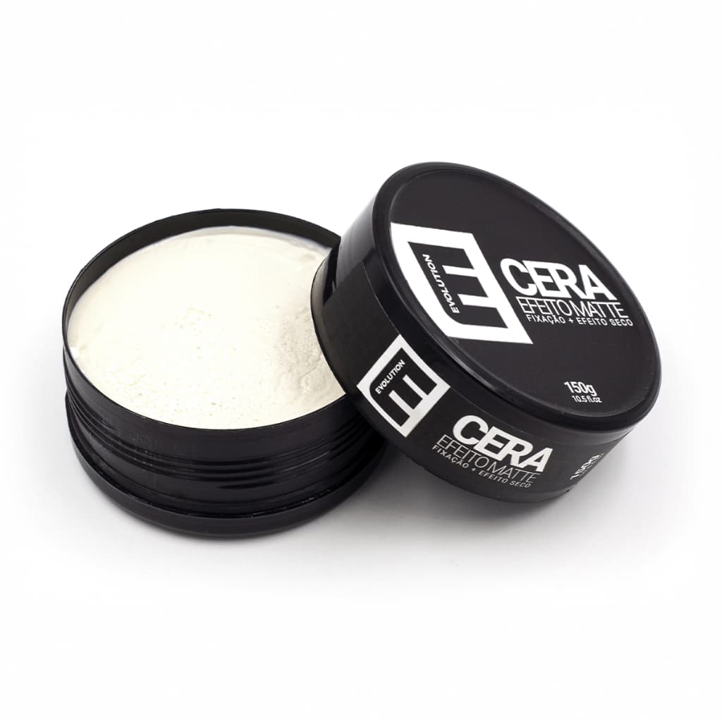 CERA MATTE 150GR EVOLUTION BARBER - MODELADORA DE CABELO EFEITO SECO