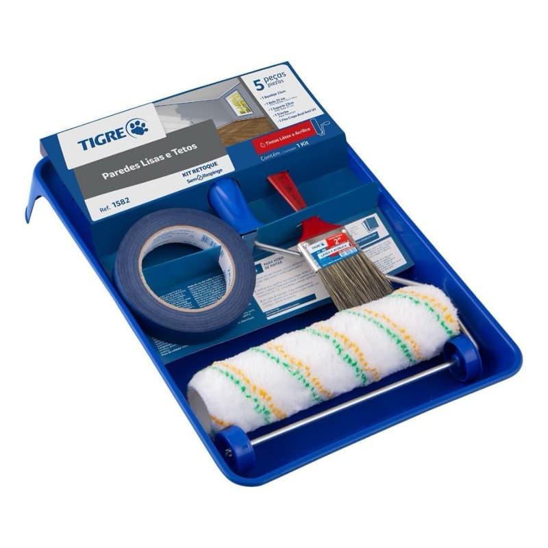Kit Pintura 5 Peças 1582 Tigre
