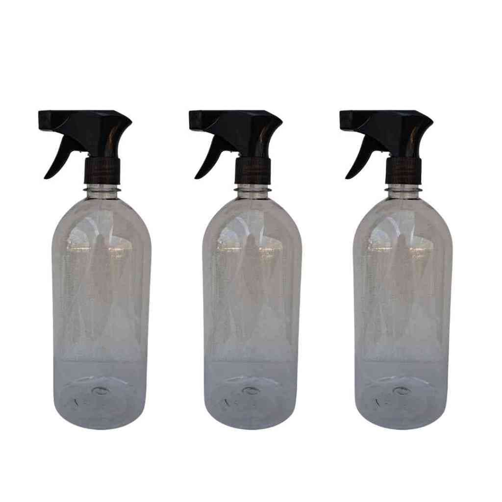 Kit c/3 Borrifadores Plásticos Multiuso – Para Plantas e tarefas diversas