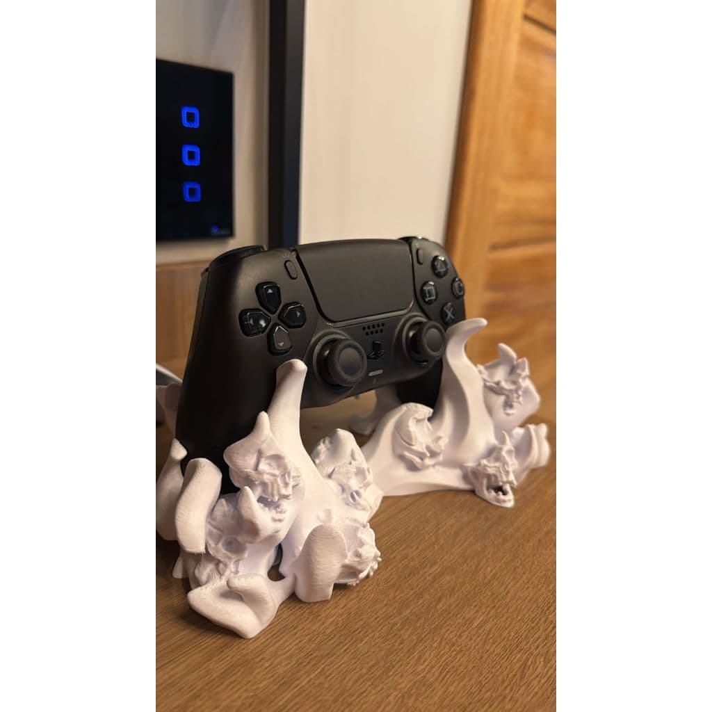 Suporte De Controle Compatível Com Ps5/4 - Chamas De Caveira
