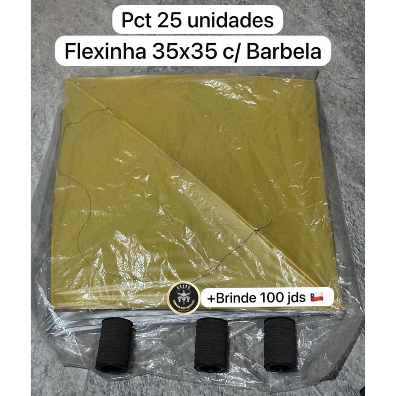 Flexinha veloz com barbela 35x35 pct c/ 25