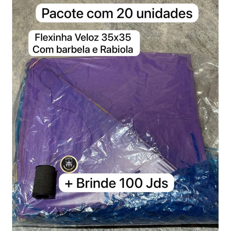 Flexinha Veloz c/ Barbela e Rabiola pct c/ 20
