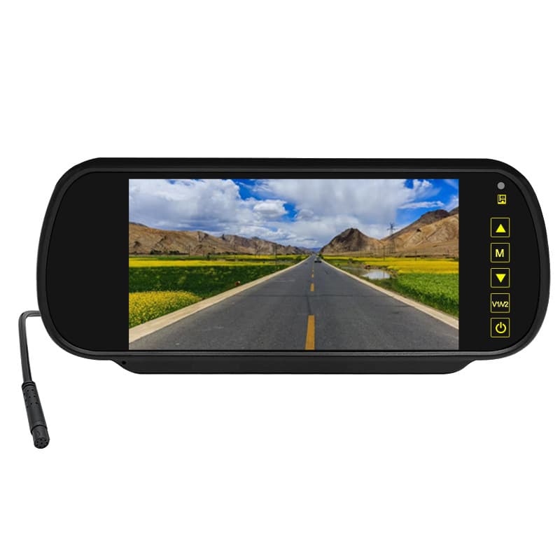 Espelho retrovisor com tela LCD de 7 polegadas-SALE