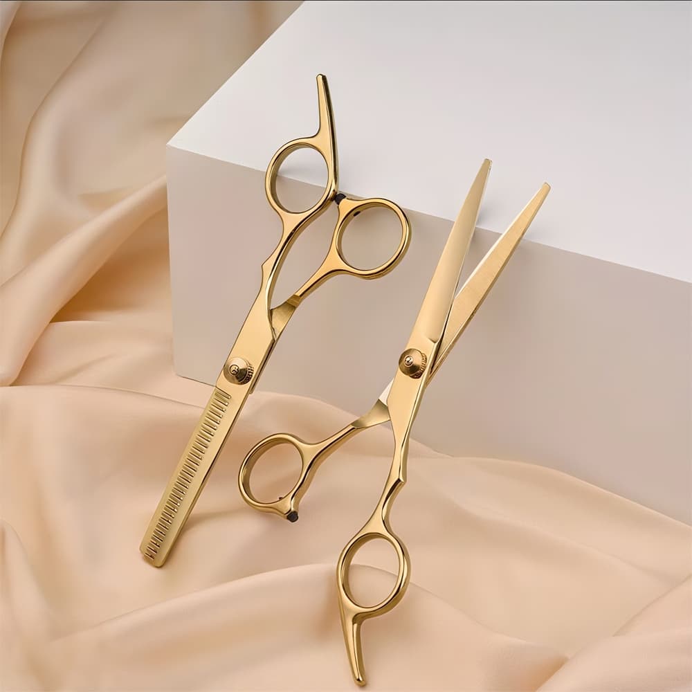 Tesoura Cabeleireiro Profissional  Aço Inoxidável Barbearia e Salão
