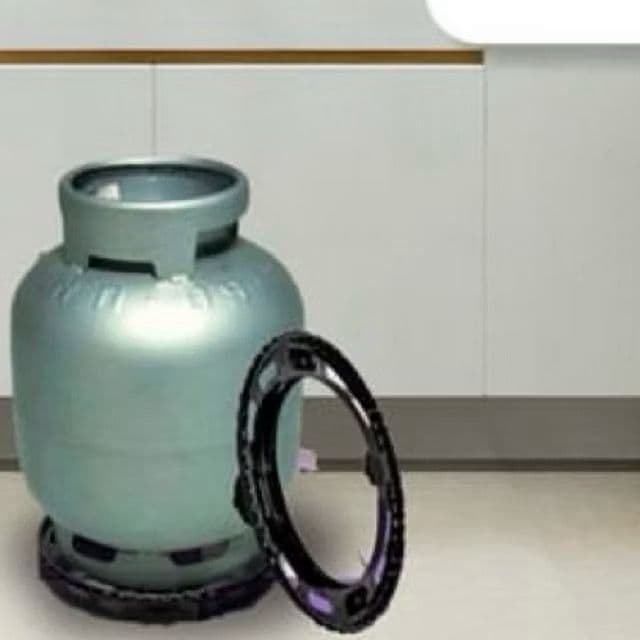 Kit 2 Bases com Rodinhas para Botijão e Vasos de Plantas Resistente