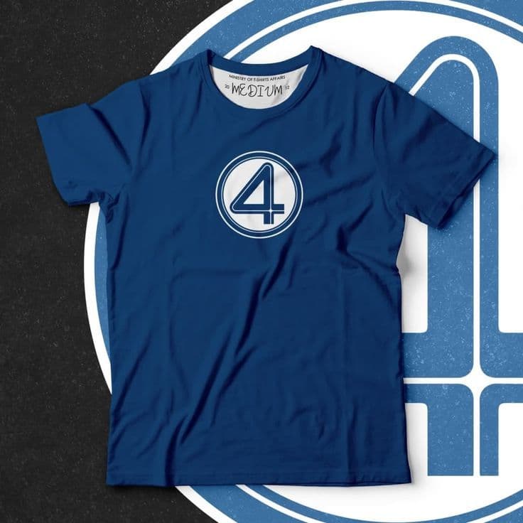 TSHIRT QUARTETO FANTASTICO ENVIO IMEDIATO ADULTO E INFANTIL UNISSEX BABYLOOK