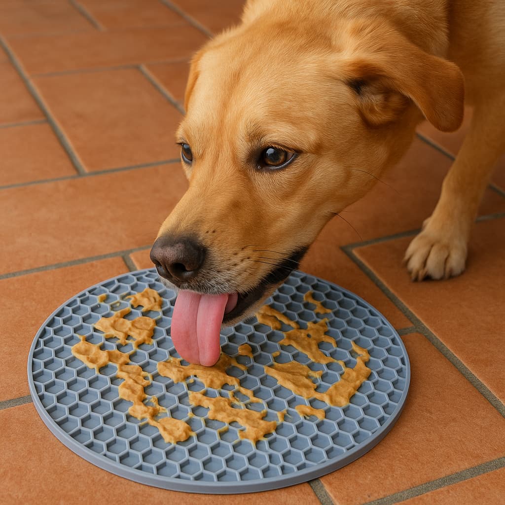 Lampedor Pet Tapete Sensorial Estimulador Inibidor de Ansiedade Animal Silicone