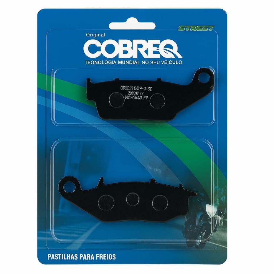 Pastilha de Freio Dianteira Cobreq N-917 Moto Honda Falcon Bros Tornado