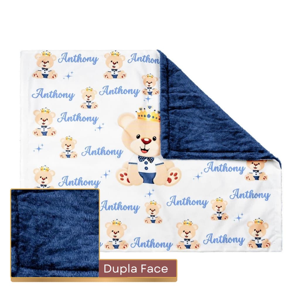 Manta Bebê Personalizada com Nome /Entrega Expressa/ Menina e Menino lindas Mantinhas Estampadas Infantil envio já