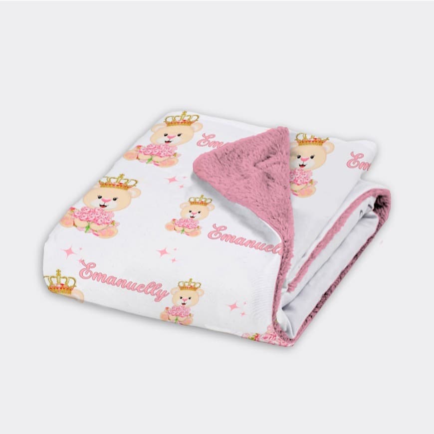 Manta Bebê Personalizada com Nome Menina e Menino /Entrega Expressa/ Varias Estampa lindas Cobertinha Mantinha envio já