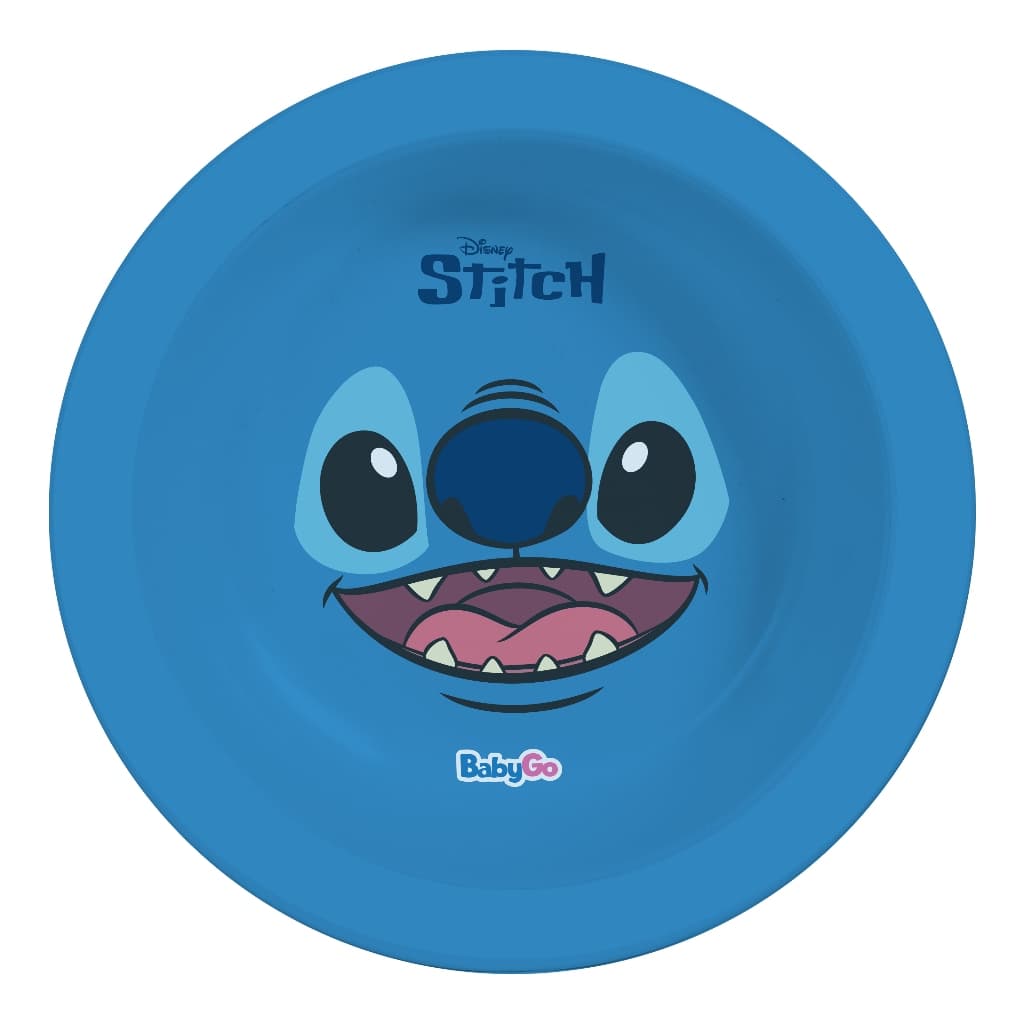 Prato Bowl Infantil redondo Temático e kit prato + caneca – Stitch Disney  | BabyGo
