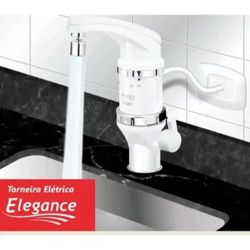Torneira Elétrica De Bancada Fame Elegance 4t Branca 4800w-127V
