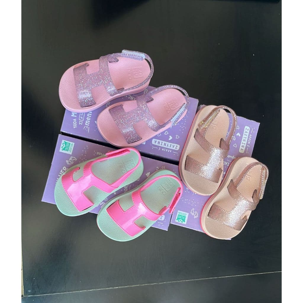 Sandalia papete baby zaxynina confete original