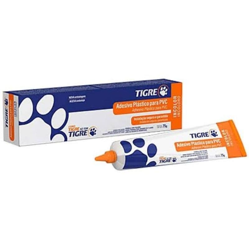 Cola para PVC incolor bisnaga 75gr Tigre