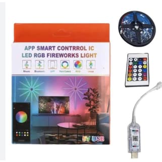 FITAS DE LED FOGOS DE ARTIFICIO COM CONTROLE DECORATIVO