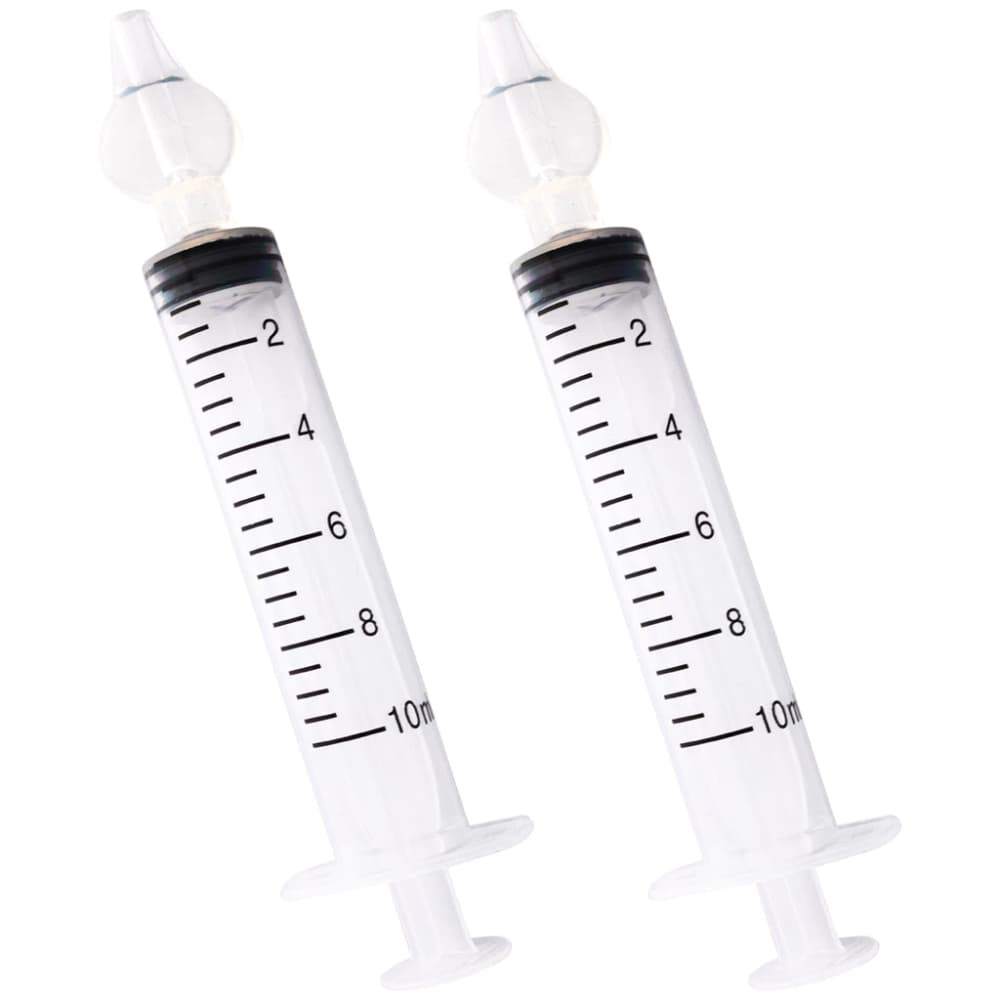 Kit 2 Seringas Lavagem Higienização Nasal Bebe Pimpolho Cor Transparente