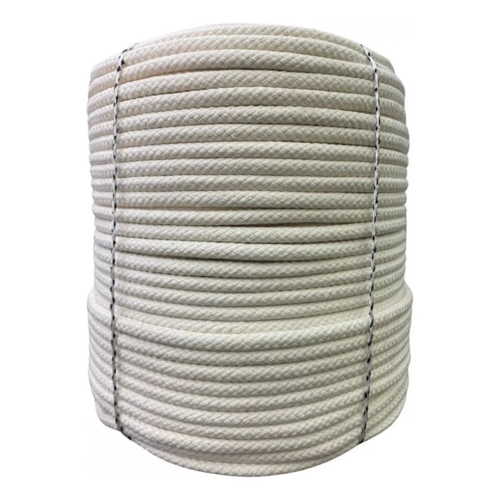 Corda De Algodão Capoeira 12mm 50 Metros Graduação Batismo