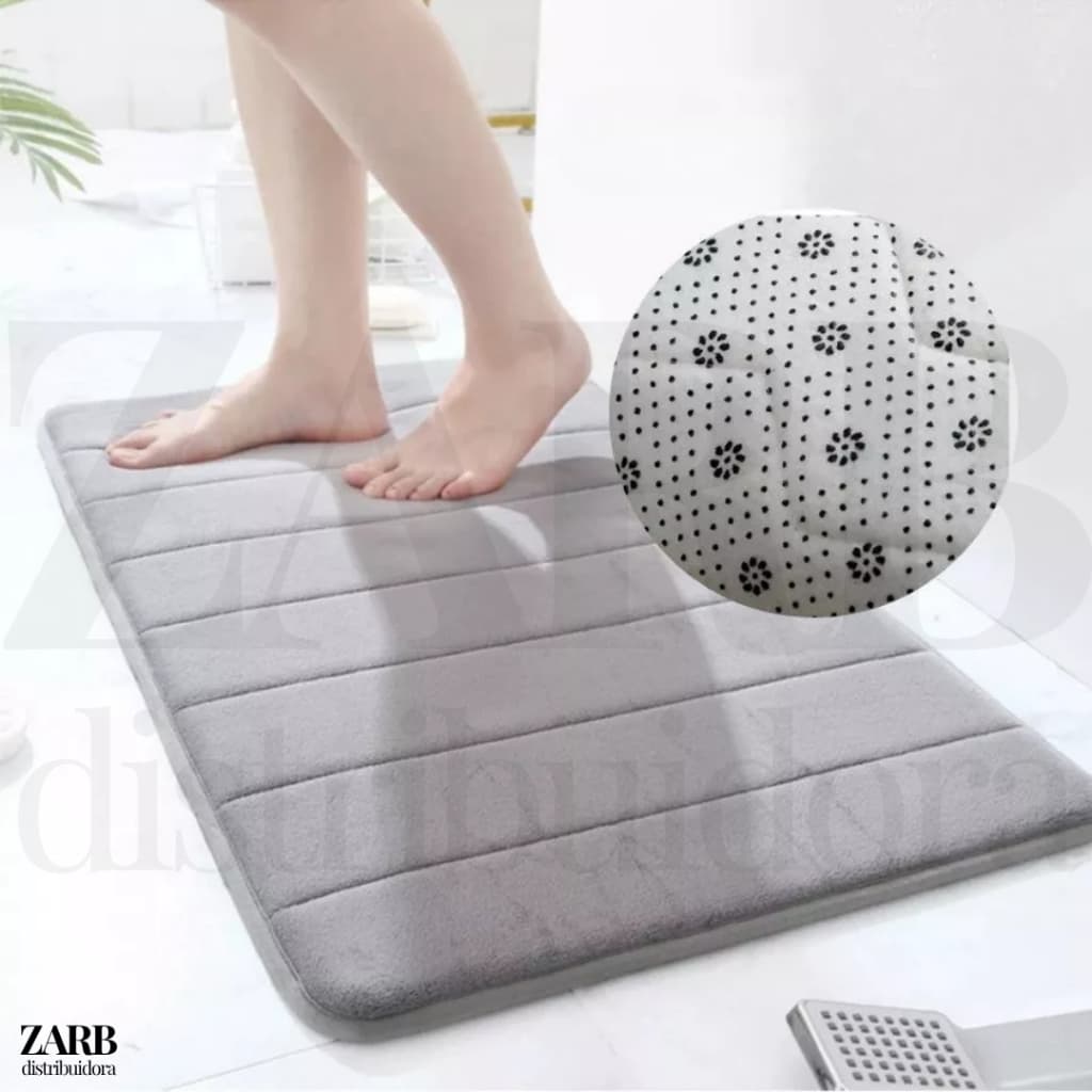 Tapete Soft Antiderrapante Ideal para Banheiro Quarto ou Sala | Secagem rápida
