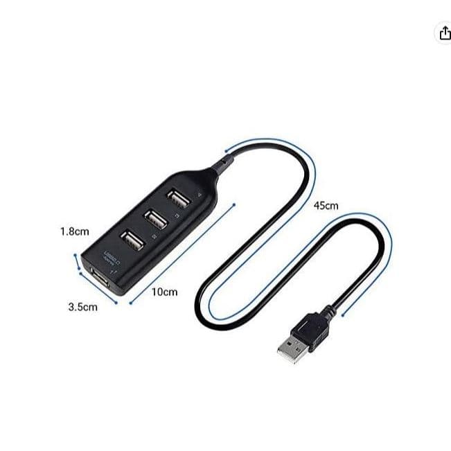 Adaptador Hub USB 2.0 Lehmox 4 Portas LEY-11