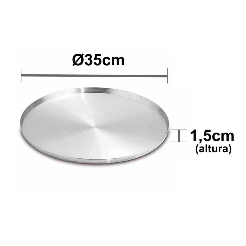 Forma para Pizza Em Alumínio 35cm
