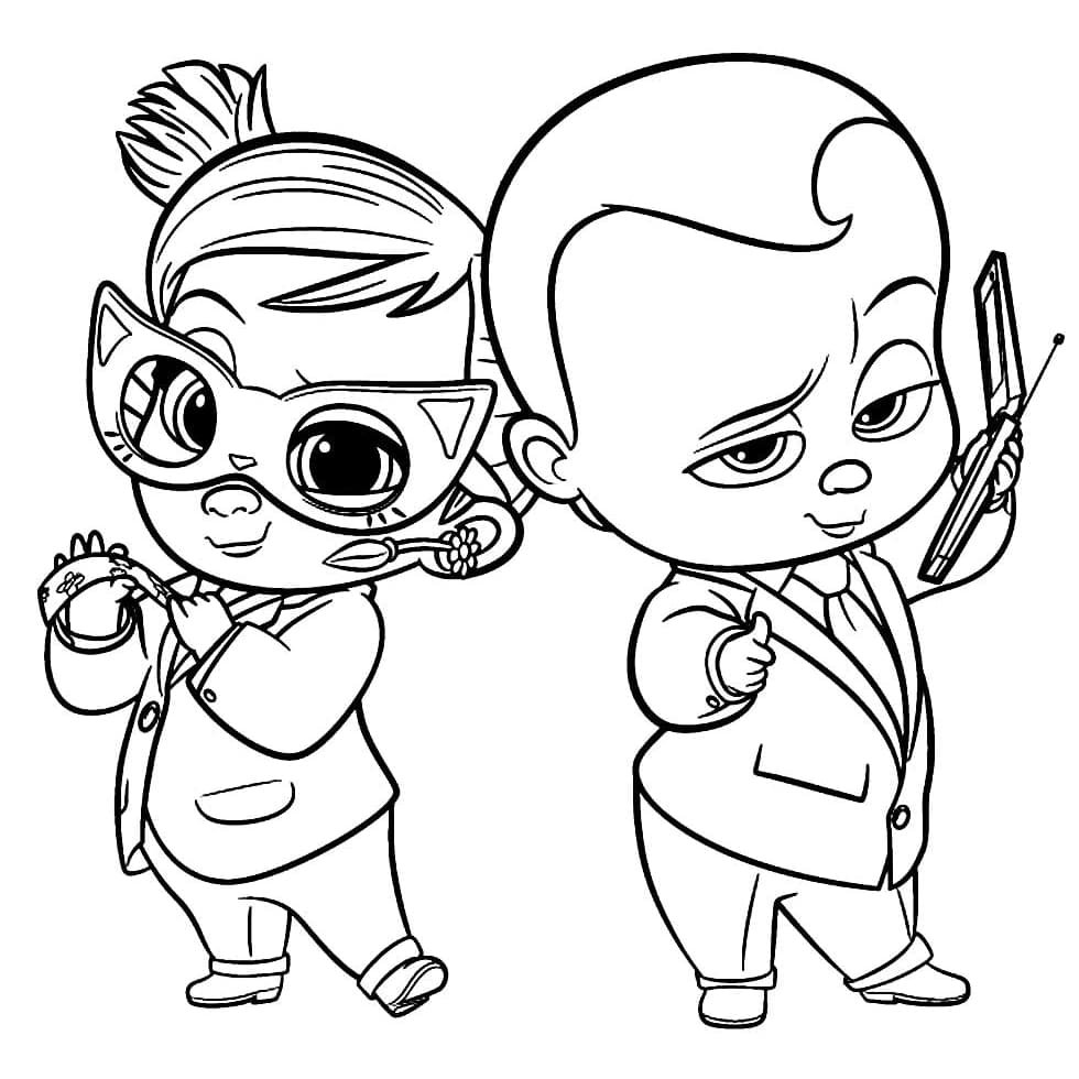 30 Desenhos do Poderoso Chefinho para colorir