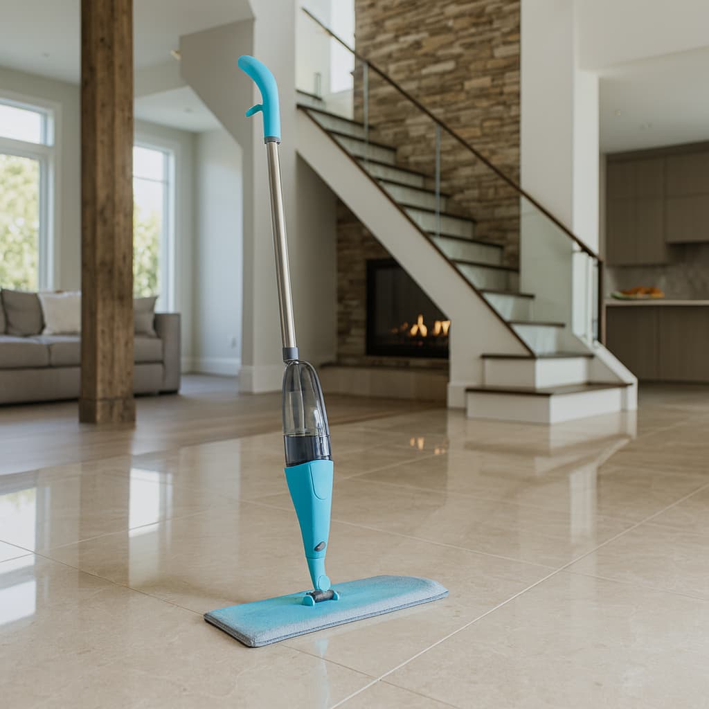 Mop Spray Rodo Inteligente Limpeza Flash Mágico Esfregão Flat