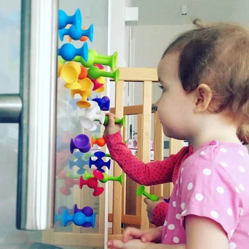 Brinquedo Educativo Sensorial com Ventosa Montessor Brinquedo Infantil