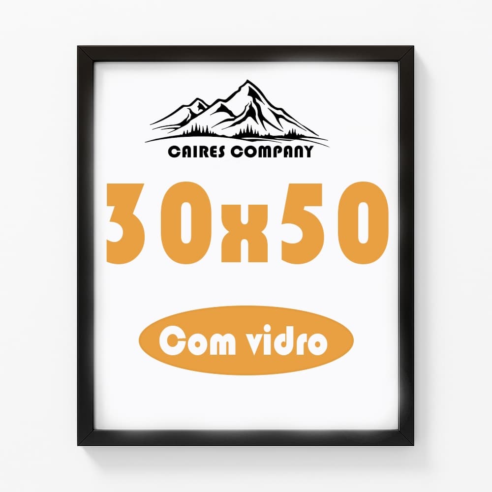 Moldura Para Foto 50x30 Quadro 30x50 Com Vidro