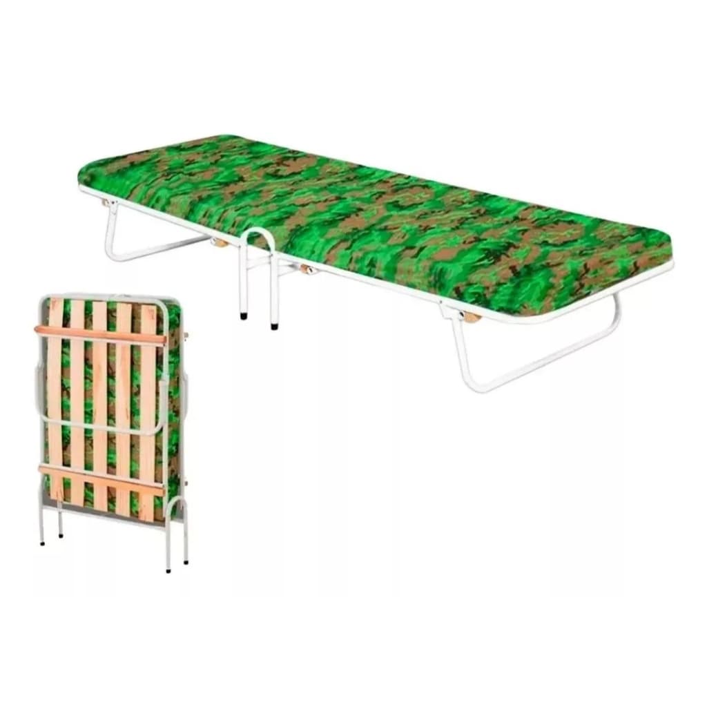 Cama Dobrável Camping Colchão Portátil Compacta Leve Confortável Ideal Para Acampamento Viagem Envio Imediato