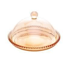 Queijeira de Cristal Pearl Âmbar- Wolff (segunda Linha)