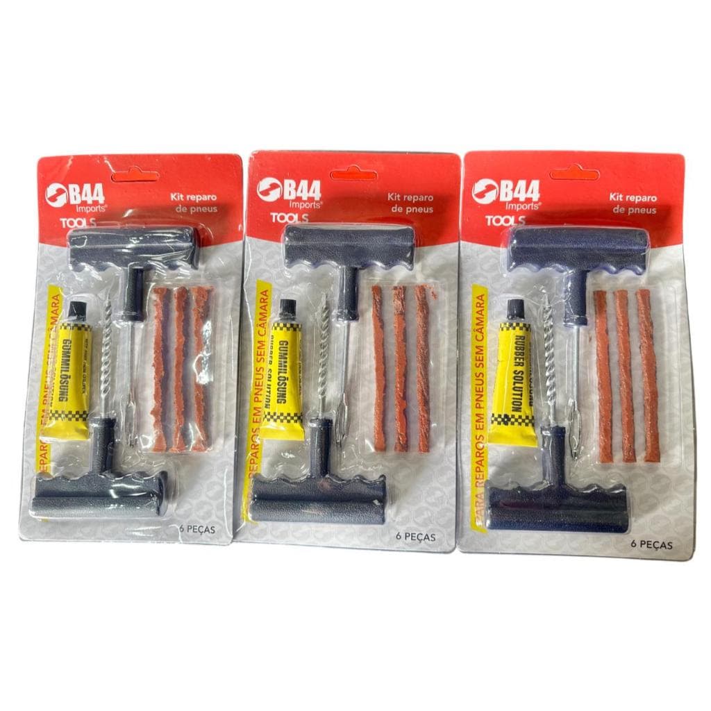 KIT REPARO DE PNEUS 6 PEÇAS ATACADO