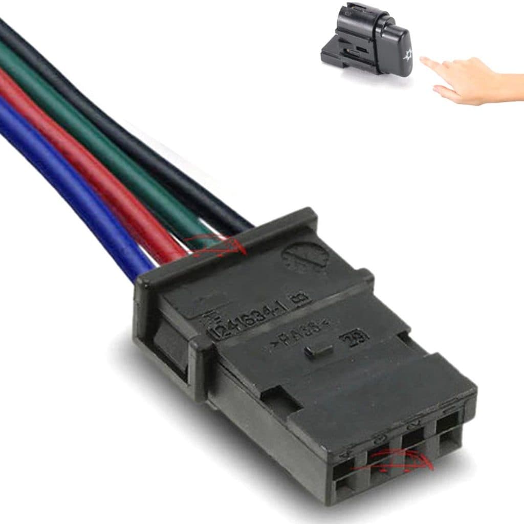 Conector do Botão Ar Condicioando Celta 2007 Até 2010 plug chicote